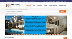 Desktop Screenshot of maffer.com.br